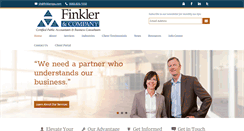Desktop Screenshot of finklercpa.com